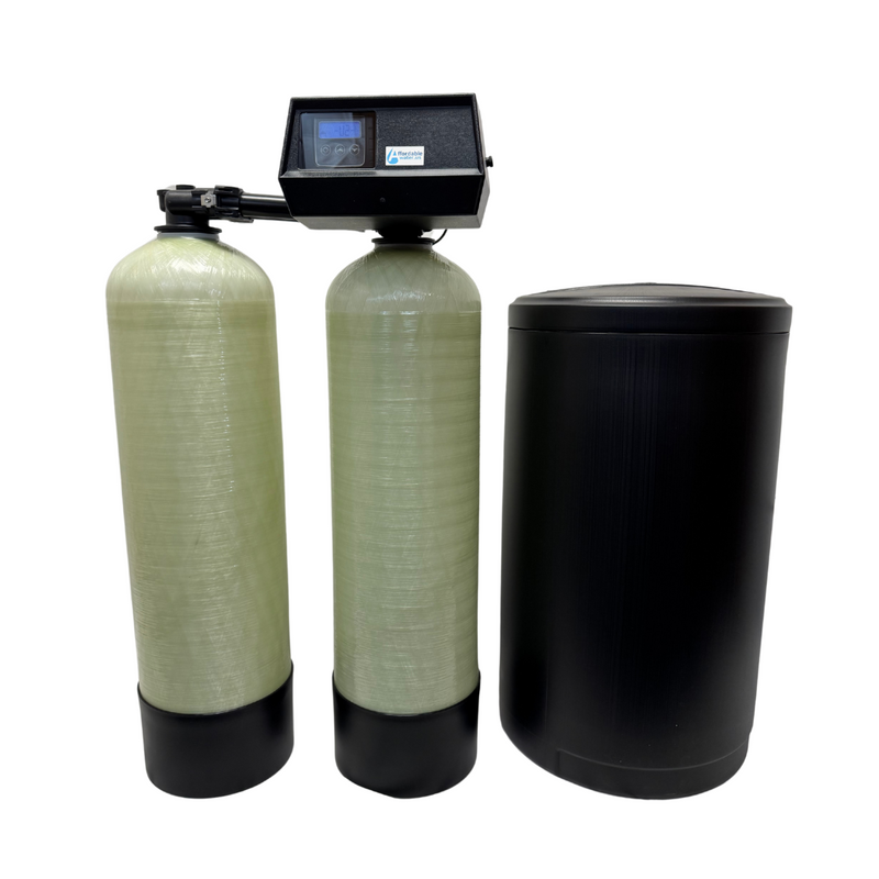 Fleck 9100SXT SHORTY Compact Twin Water Softener 32,000 Grains @ Tank w/10"x35" Tanks