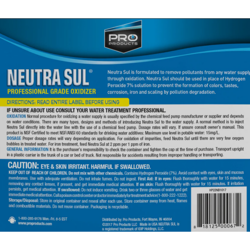 Neutrasul Professional Grade Oxidizer (5 Gallon Bucket)