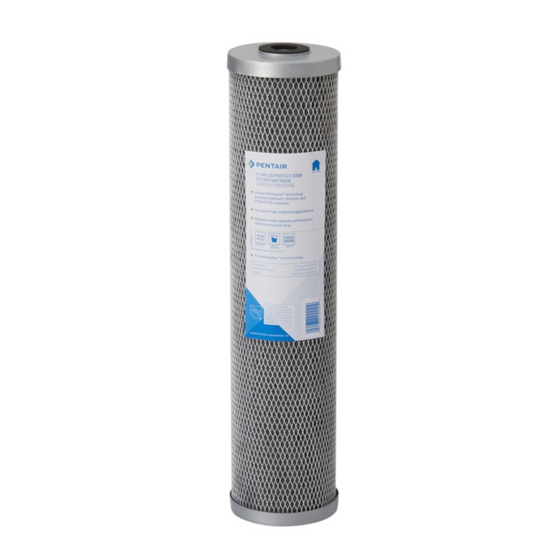 Pentair FloPlus Protect 20BB PFOA/PFOS Reduction Carbon Cartridge Replacement - 20" Big Blue Carbon Filter