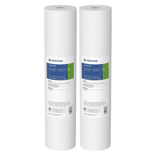 Filtro De Sedimentos Pentek Big Blue | 20 Pulgadas, 20 Micras | Para Agua Potable Y Protección De Electrodomésticos