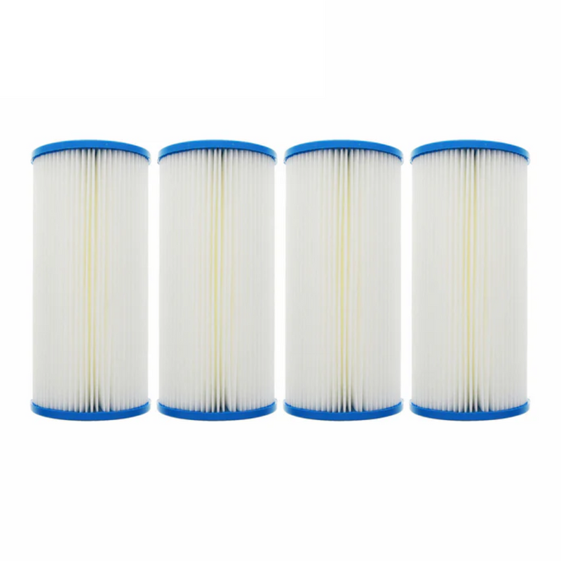 Pentek 10" BB Pleated Polyester 30-Micron Cartridge (Quantity of 4)