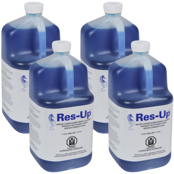 Res-Up Water Softener Cleaner (4x One Gallon Bottles)