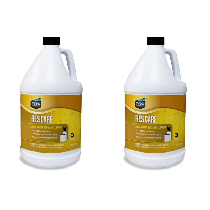 Rescare Water Softener Cleaner (Two 1 Gallon Bottles)