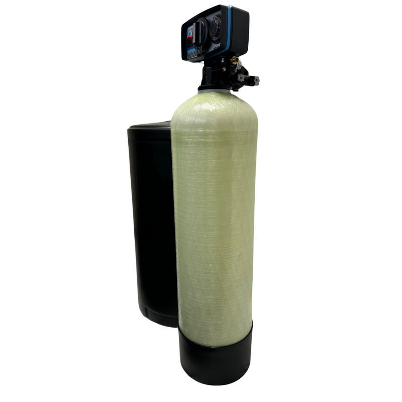 Fleck 5600 SHORTY Compact Mechanical Analog Metered 32,000 Grain Water Softener w/10"x35" Tank