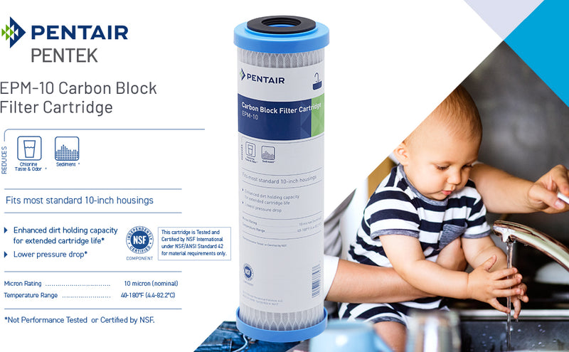 3-Stage RO Replacement Kit, Two 10" Filters