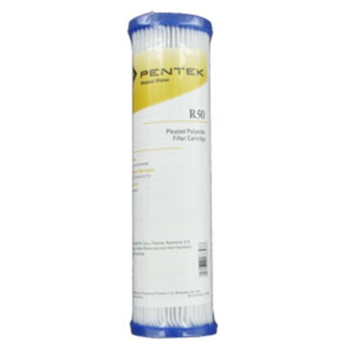 Pentek 10" 50-Micron Pleated Polyester Cartridge (Quantity of 10)