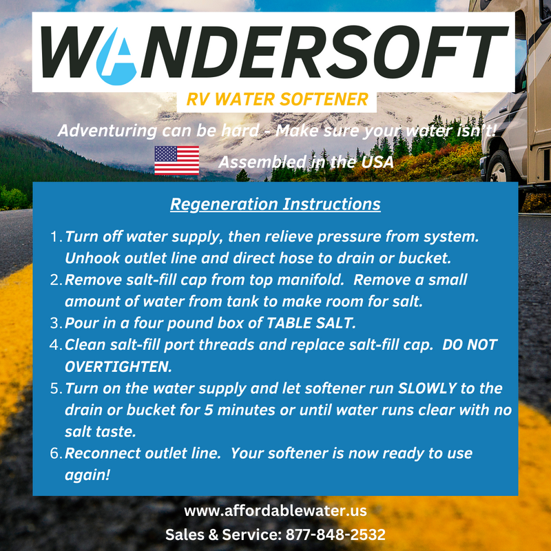 H2O Mobile Soft Water Portable Manual Softener 6.4Kgr Day trip-RV-Boat H2O Mobile Soft Water Portable Manual Softener 6.4Kgr Day trip-RV-Boat