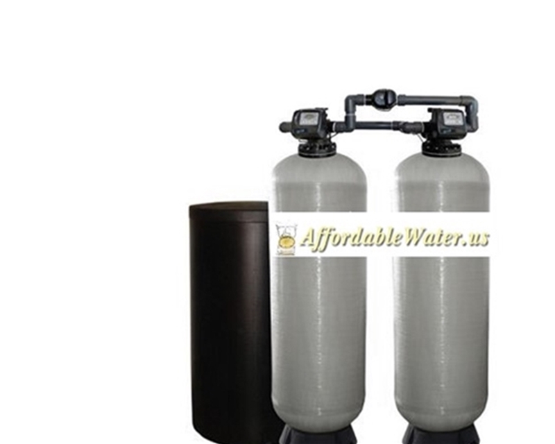 950A 1.5" Alternating Twin Water Softener, 96,000 Grains Per Tank